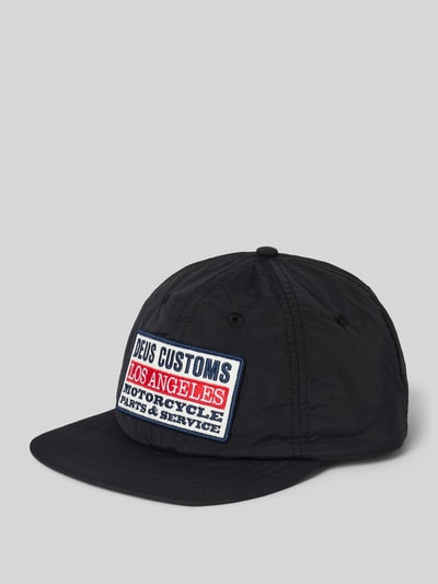 DEUS EX MACHINA Cap mit Label-Patch Black 1