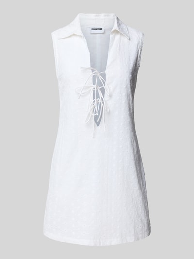Noisy May Minikleid mit Lochstickerei Modell 'SOMMER' Weiss 2