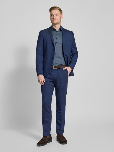 CK Calvin Klein Regular Fit Business-Hemd mit Kentkragen Modell 'Bari' Marine 1