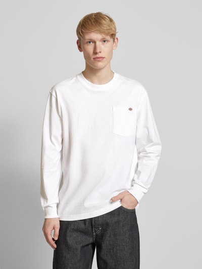 Dickies Longsleeve mit Brusttasche Modell 'LURAY' Weiss 4