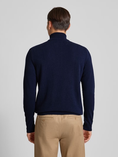 Polo Ralph Lauren Gebreide pullover van wol met opstaande kraag en ritssluiting Marineblauw - 5