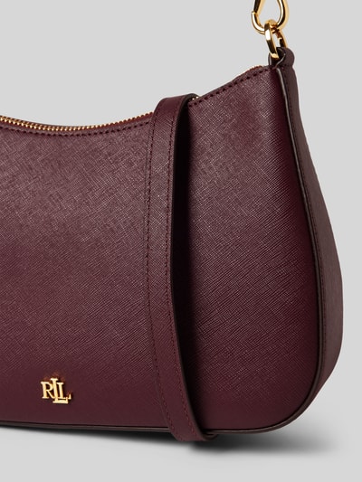 Lauren Ralph Lauren Handtasche mit Logo-Applikation Modell 'DANNI' Dunkelrot 3