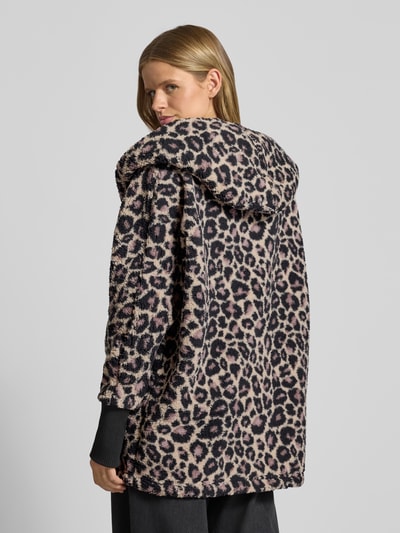 Noisy May Regular Fit Mantel aus Kunstfell Modell 'Cuddle' Mittelbraun 5