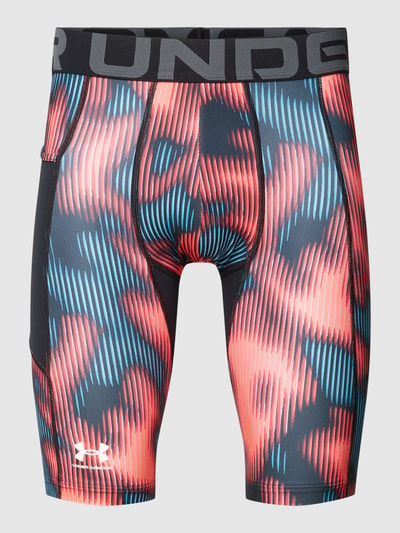 Under Armour Shorts mit Allover-Muster Dunkelrot 2