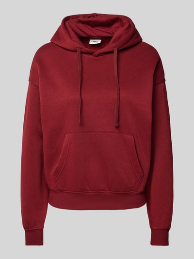 Only Regular Fit Hoodie mit Tunnelzug Modell 'BEST' Bordeaux 1