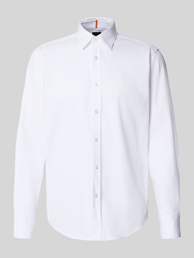 BOSS Orange Koszula casualowa o kroju regular fit z mieszanki bawełny model ‘RELEGANT’ Biały 2