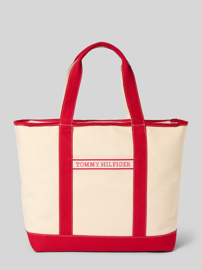 Tommy Hilfiger Strandtasche aus Baumwolle Rot 2