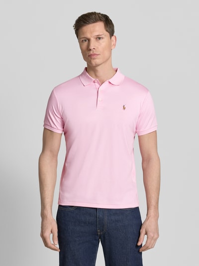 Polo Ralph Lauren Regular Fit Poloshirt aus reiner Baumwolle Rosa 4