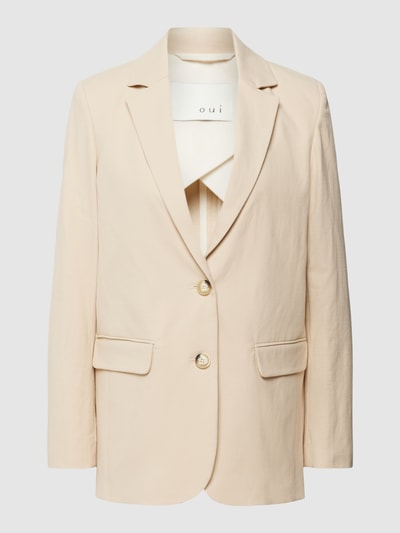 Oui Blazer mit Reverskragen Sand 2