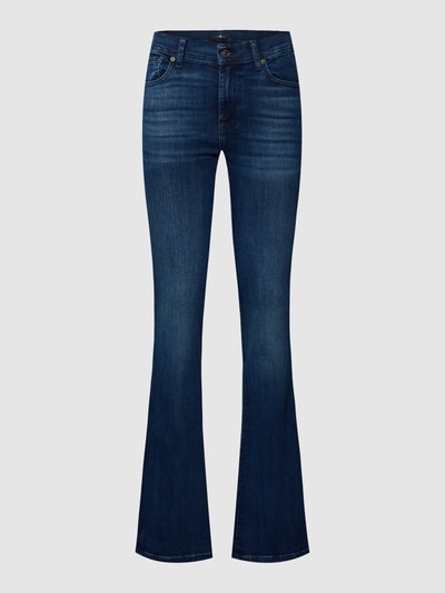 7 For All Mankind Bootcut Jeans mit Label-Details Modell 'Soho' Dunkelblau 2