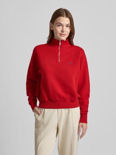 Polo Ralph Lauren Sweatshirt mit Stehkragen Rot 4