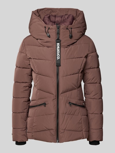 khujo Kurtka pikowana z kapturem Brudnoróżowy 2