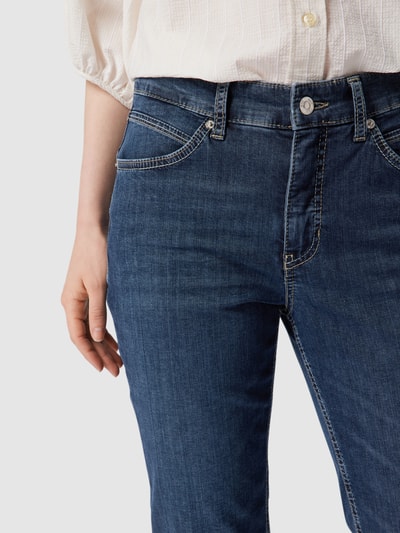 MAC Cropped Jeans mit Stretch-Anteil Modell 'Melanie' Dunkelblau 3