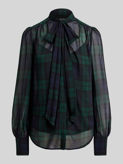 Lauren Ralph Lauren Loose Fit Langarmbluse mit Allover-Muster Black 3