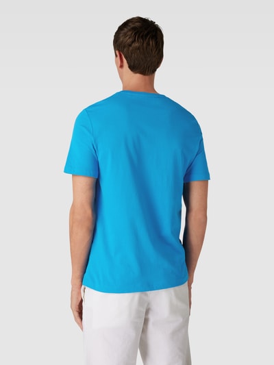 s.Oliver RED LABEL T-shirt z nadrukiem z logo Morski 5