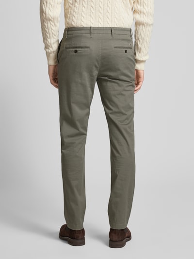 Tommy Hilfiger Straight Leg Chino mit Strukturmuster Modell 'DENTON' Silber 5