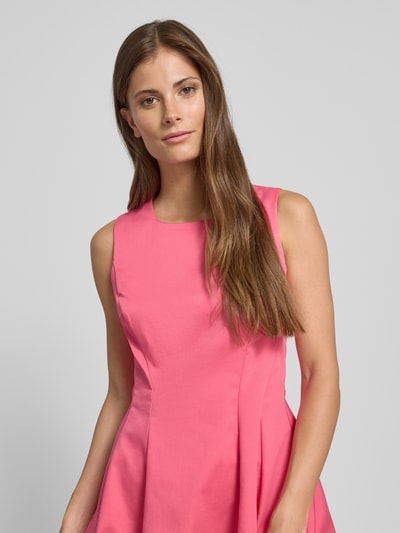 Rinascimento Cocktailkleid mit Rundhalsausschnitt Pink 3