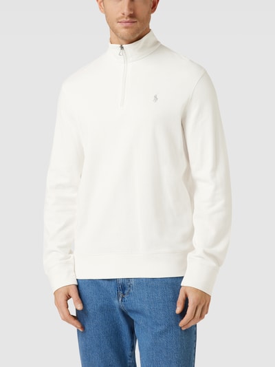 Polo Ralph Lauren Sweatshirt mit Label-Stitching Offwhite 4