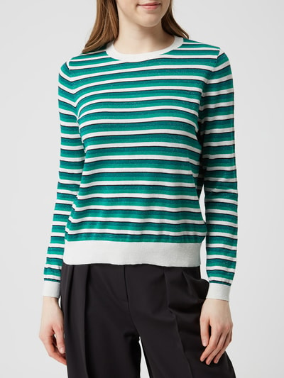 SUNCOO PARIS Pullover met streepmotief, model 'Portland' Groen - 4