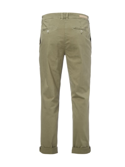 Brax Relaxed Fit Chino mit Zierstreifen Khaki 3