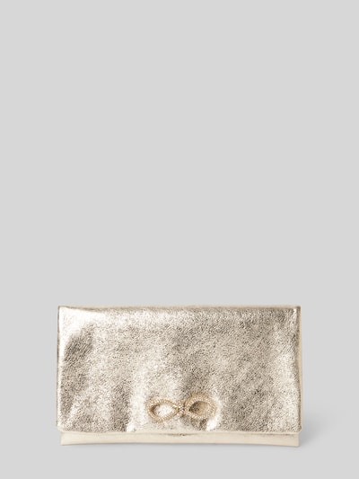 Abro Leren clutch met applicatie Goud gemêleerd - 2