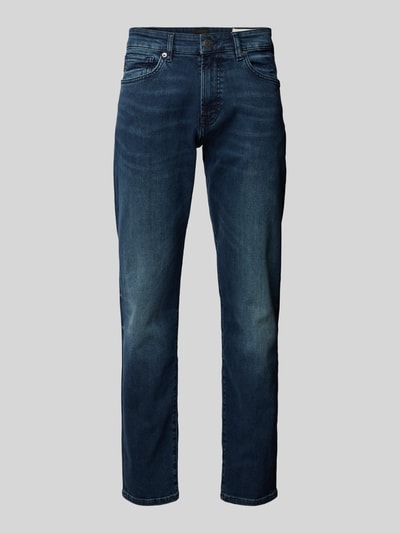 BOSS Orange Regular Fit Jeans im 5-Pocket-Design Modell 'RE.MAINE BO' Jeansblau 2