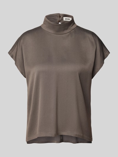 Drykorn Blouseshirt met opstaande kraag Leem - 2