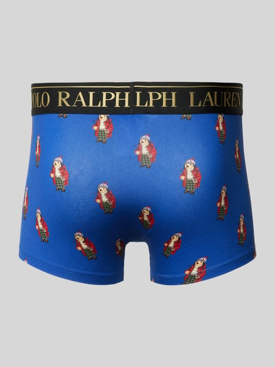 Polo Ralph Lauren Underwear Trunks mit Label-Bund im 2er-Pack Royal 3