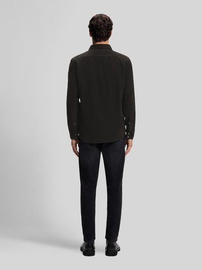 BOSS Orange Regular fit vrijetijdsoverhemd van puur katoen model 'Relegant' Zwart - 5