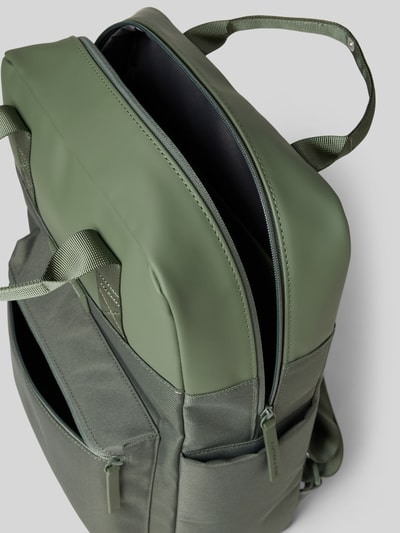 Kapten & Son Rucksack mit Label-Detail Schilf 7