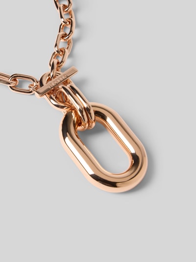 Rabanne Ohrringe mit Logo-Prägung Rose Gold 3