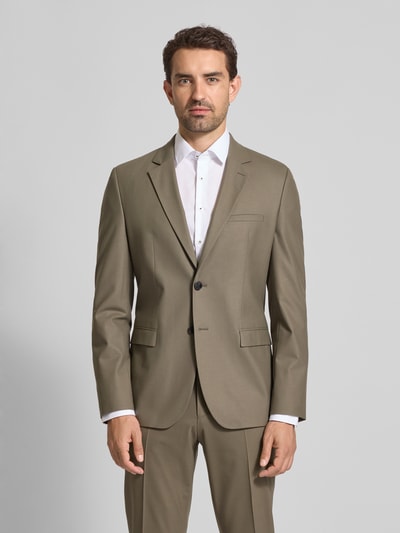 HUGO Slim fit 2-knoops colbert van wolmix, model 'ARTI' Groen - 4