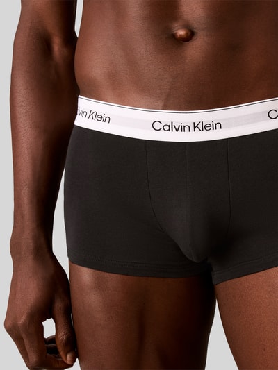 Calvin Klein Underwear Trunks aus Baumwoll-Mix im 3er-Pack Modell 'LOW RISE TRUNK 3PK' Mittelgrau 3