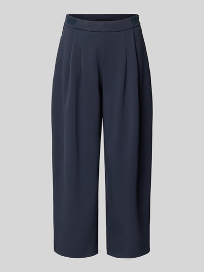 MAX&Co. Regular Fit Weite Hose aus Baumwoll-Mix Modell 'ACANTO' Marine 2
