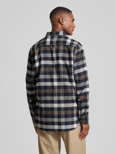 Christian Berg Men Regular fit vrijetijdsoverhemd van biologische katoenmix Middengrijs - 5