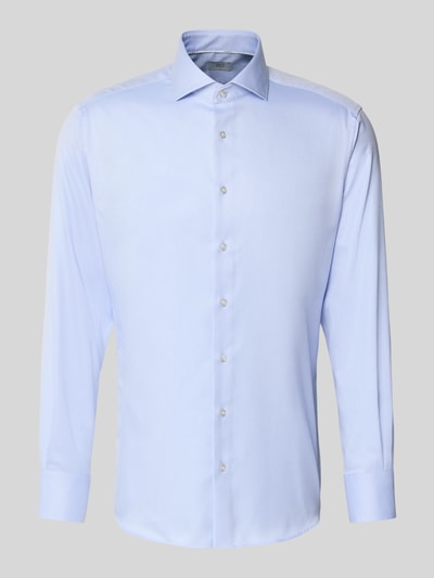 ETERNA Modern Fit Business-Hemd mit Haifischkragen Bleu 2