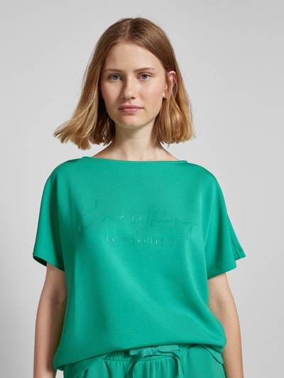 Christian Berg Woman T-Shirt mit Statement-Print Smaragd 3