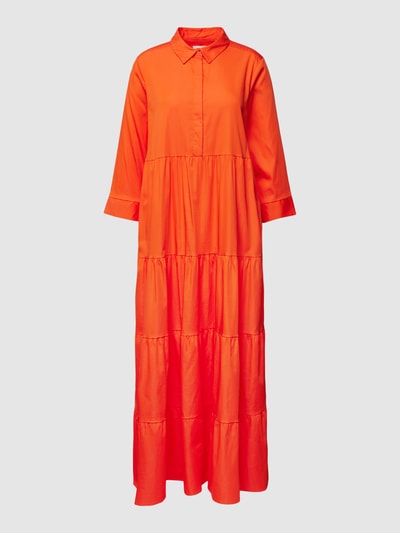Milano Italy Sukienka koszulowa z efektem stopniowania Pomarańczowy 2