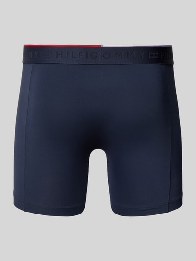 Tommy Hilfiger Boxershorts mit elastischem Label-Bund im 3er-Pack Marine 3