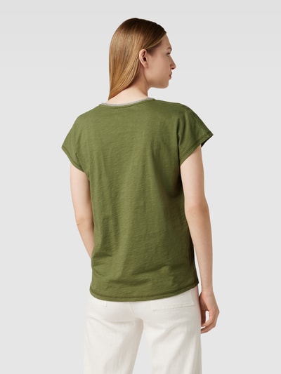 Christian Berg Woman T-shirt met ronde hals Rietgroen - 5