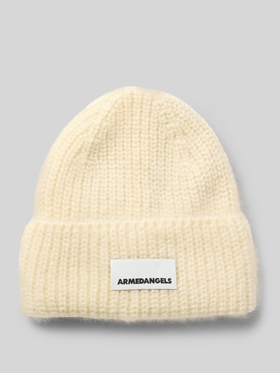 Armedangels Mütze aus Mohair-Woll-Mix Modell 'SNOWAA' Offwhite 1
