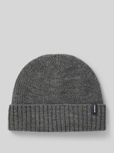 MCNEAL Beanie mit Label-Detail Anthrazit 1