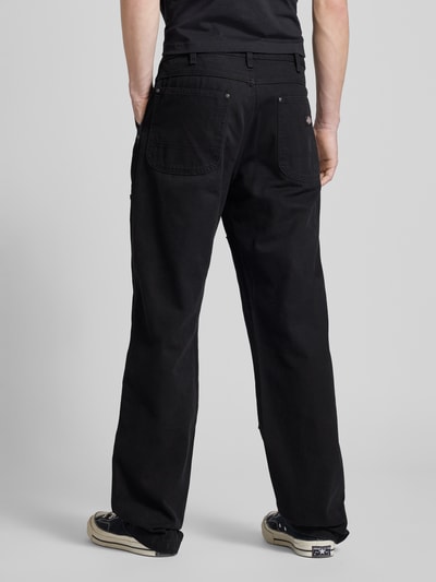 Dickies Spodnie materiałowe o kroju regular fit z 5 kieszeniami model ‘DUCK’ Czarny 5