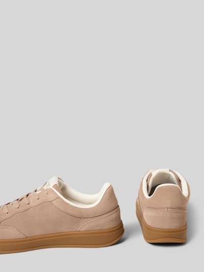 Tommy Hilfiger Low Top Sneaker aus echtem Veloursleder Taupe 2