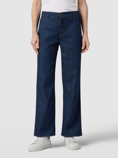 ROSNER Jeans mit Knopf- und Reißverschluss Modell 'AUDREY' Dunkelblau 4