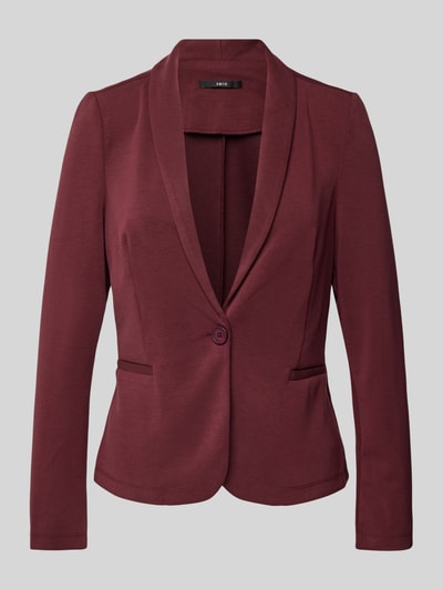 Zero Blazer mit V-Ausschnitt Bordeaux 2