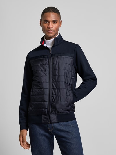 Christian Berg Men Sweatjacke mit Stehkragen Marine 4