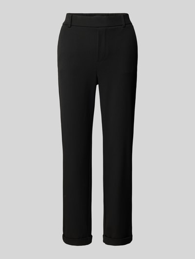 Vero Moda Loose fit stoffen broek met gestileerde opening, model 'MAYA' Zwart - 2