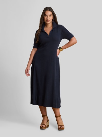 Lauren Ralph Lauren A-Linie Freizeitkleid aus Baumwoll-Mix Marine 6