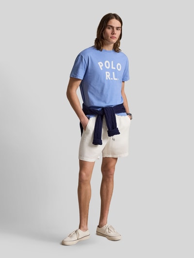 Polo Ralph Lauren Loose Fit T-Shirt aus reiner Baumwolle Hellblau 1